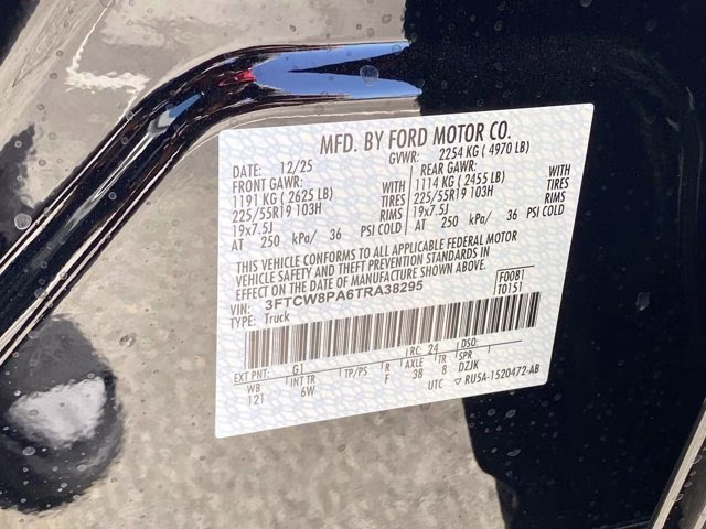 2026 Shadow Black Ford Maverick Lobo AWD Truck