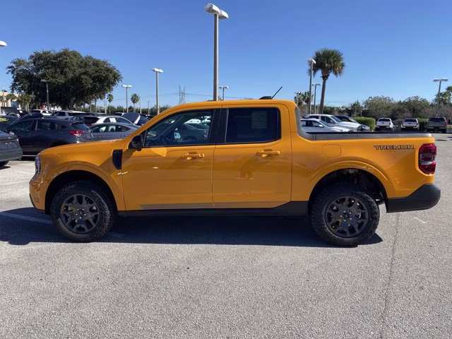 2026 Orange Fury Metallic Tri-Coat Ford Maverick Tremor AWD Truck