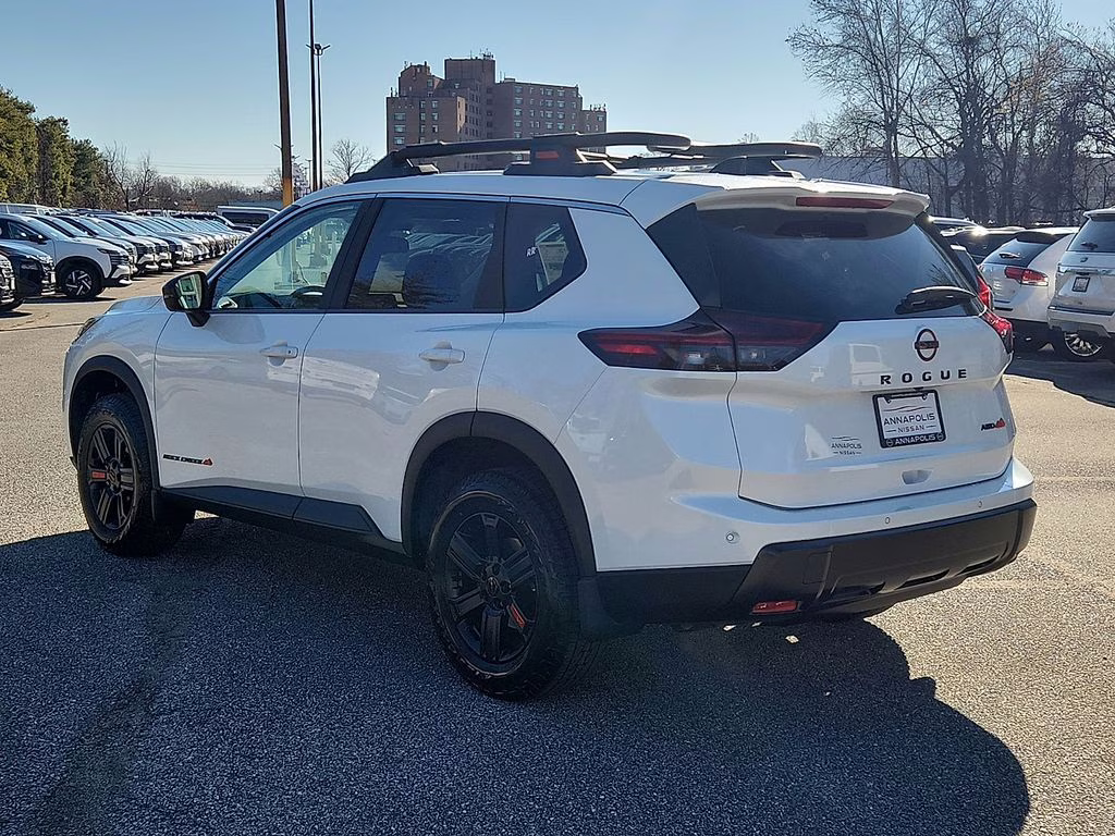 2026 Everest White Pearl Tricoat Nissan Rogue Rock Creek AWD SUV