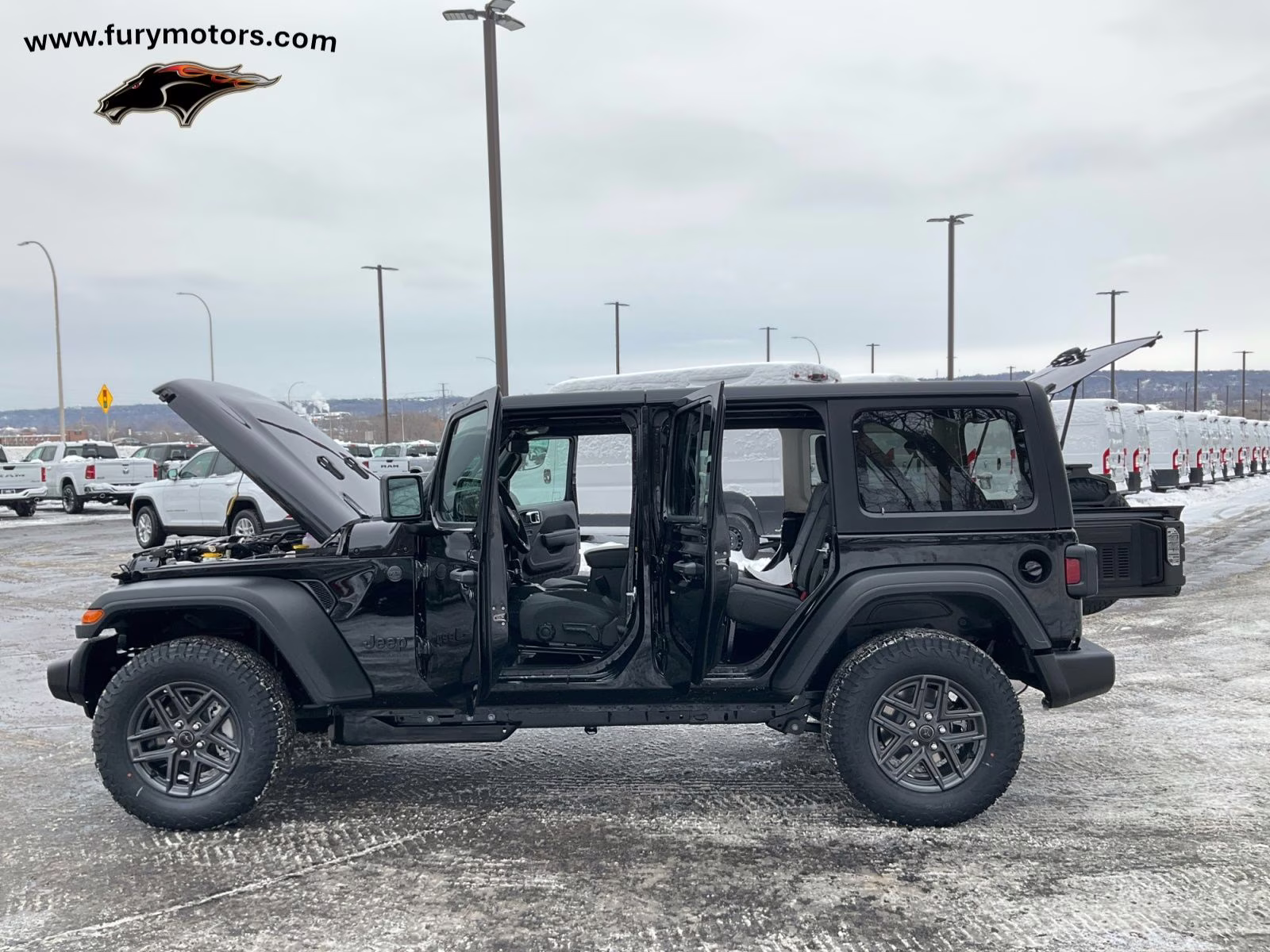 2026 Black Clearcoat Jeep Wrangler Sport S 4X4 SUV