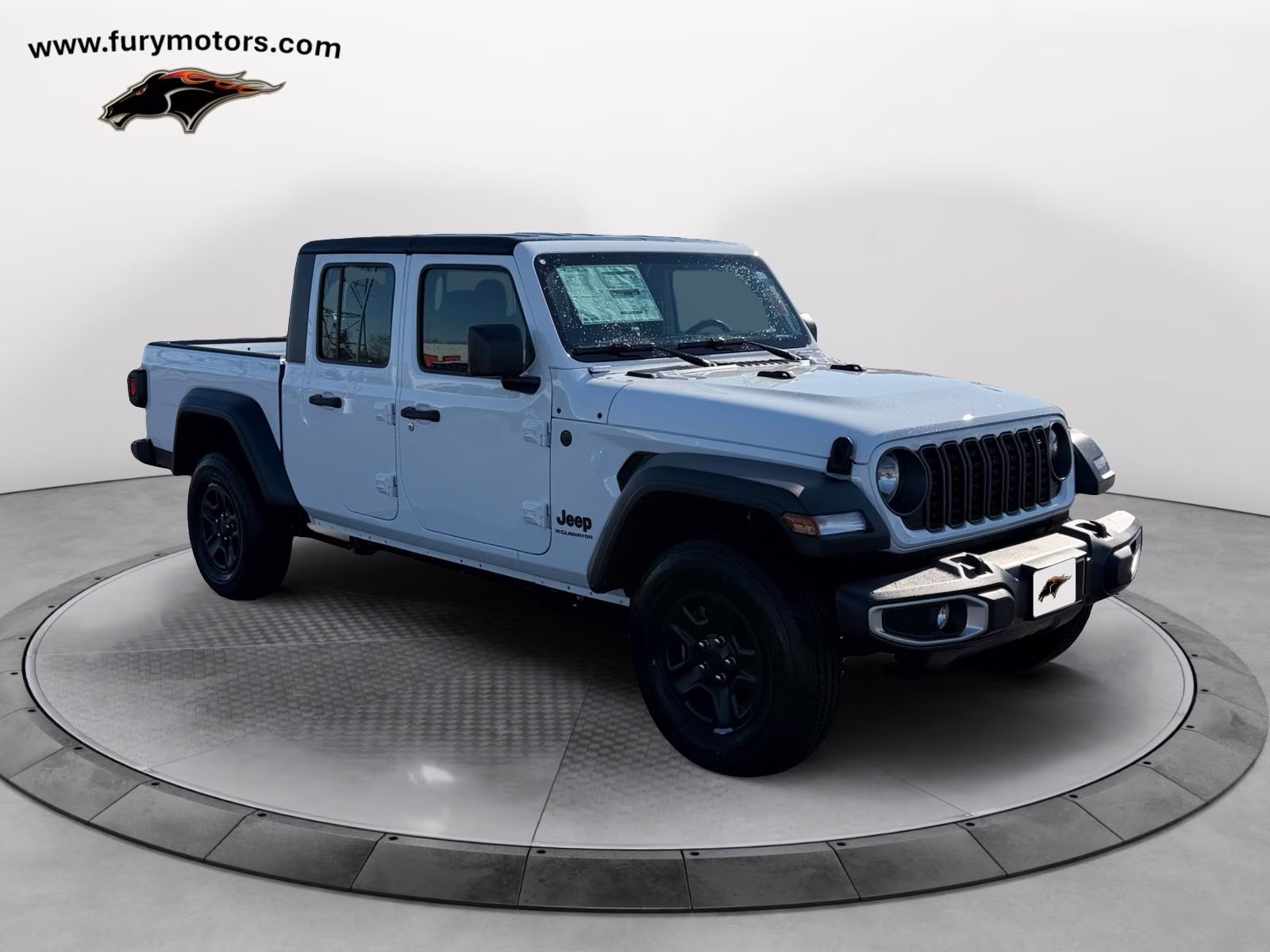 2026 Bright White Clearcoat Jeep Gladiator Sport 4X4 Truck