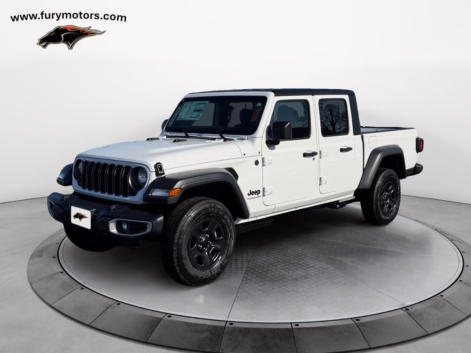 2026 Bright White Clearcoat Jeep Gladiator Sport 4X4 Truck