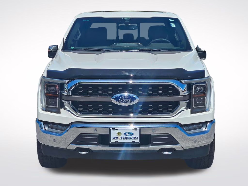 2022 Star White Metallic Tri-Coat Ford F-150 King Ranch 4X4 Truck
