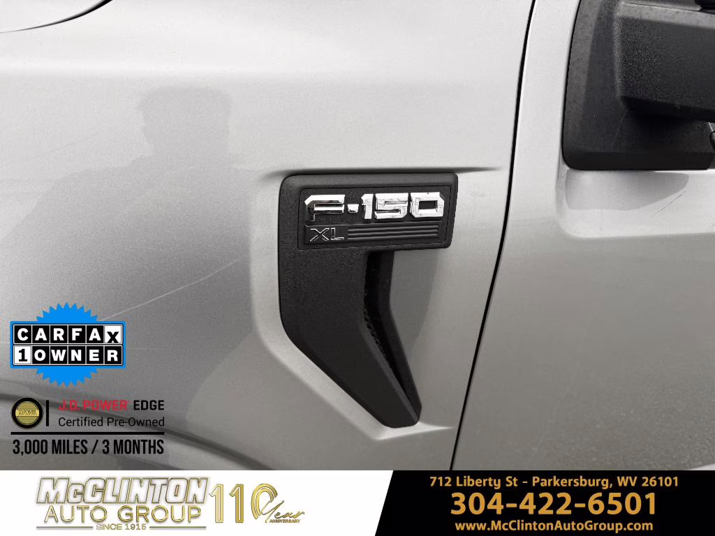 2021 Iconic Silver Metallic Ford F-150 XL 4X4 Truck