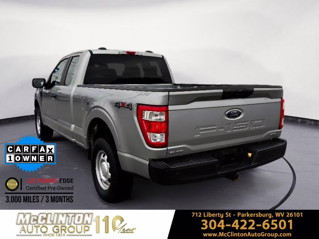 2021 Iconic Silver Metallic Ford F-150 XL 4X4 Truck
