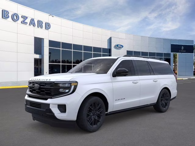 2026 Star White Metallic Tri-Coat Ford Expedition Max Platinum 4X4 SUV