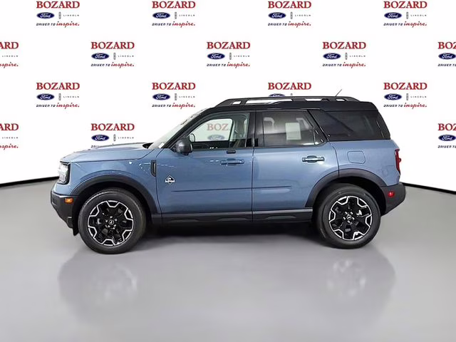 2025 Azure Gray Metallic Tri-Coat Ford Bronco Sport Outer Banks 4X4 SUV
