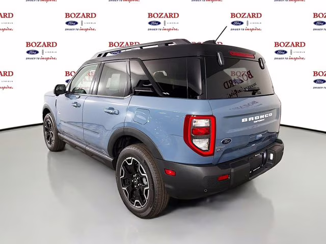 2025 Azure Gray Metallic Tri-Coat Ford Bronco Sport Outer Banks 4X4 SUV