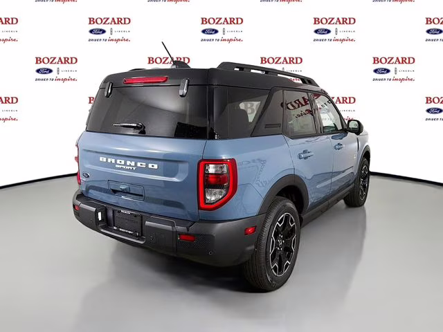 2025 Azure Gray Metallic Tri-Coat Ford Bronco Sport Outer Banks 4X4 SUV