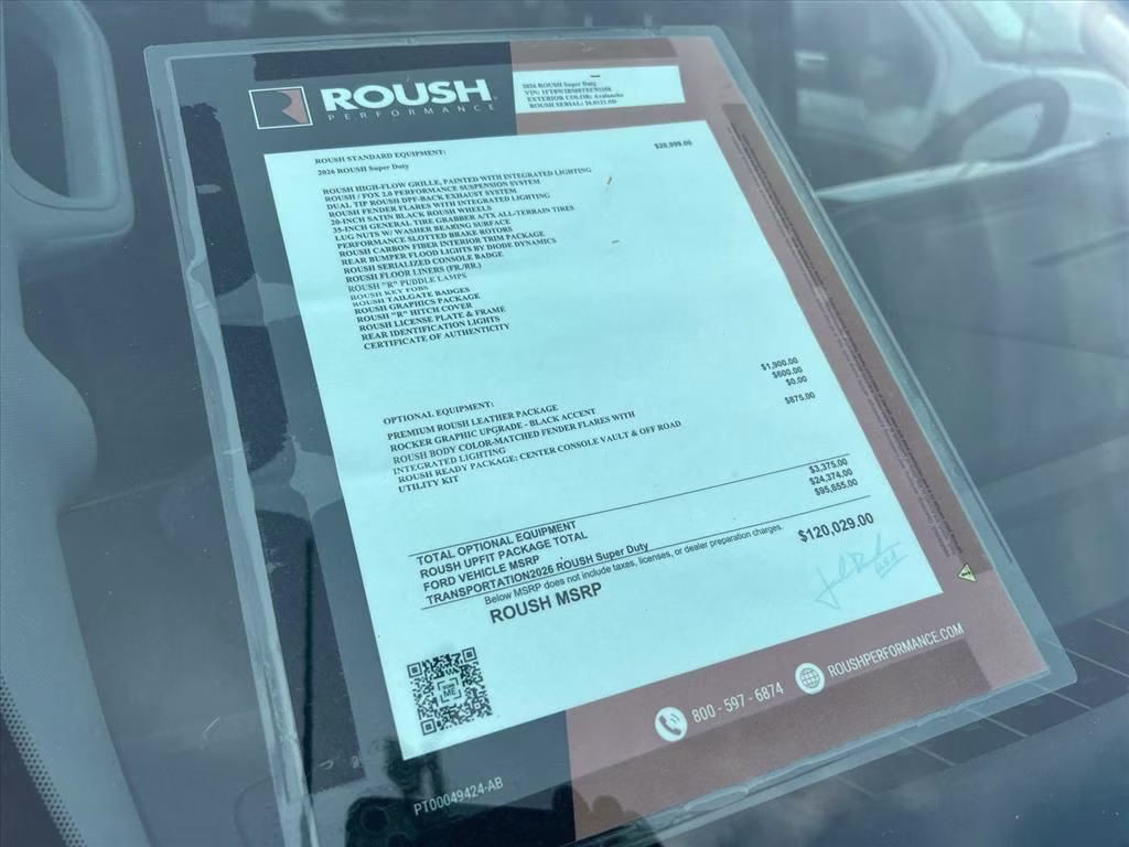 2026 Avalanche Ford Super Duty F-250 SRW ROUSH 4X4 Truck