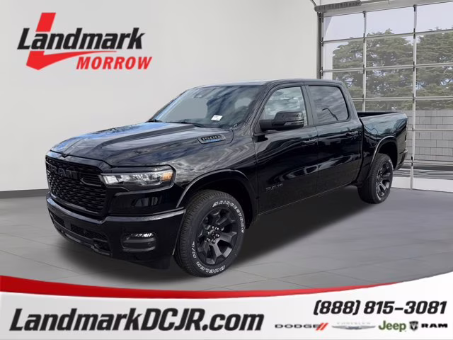 2026 Diamond Black Crystal Pearlcoat Ram 1500 Big Horn RWD Truck