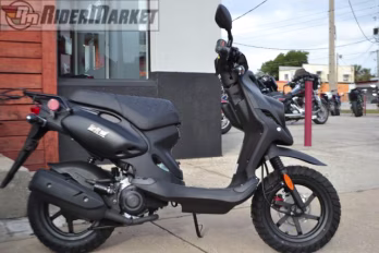 2026 BLACK MATT Genuine Scooter ROUGHHOUSE 50