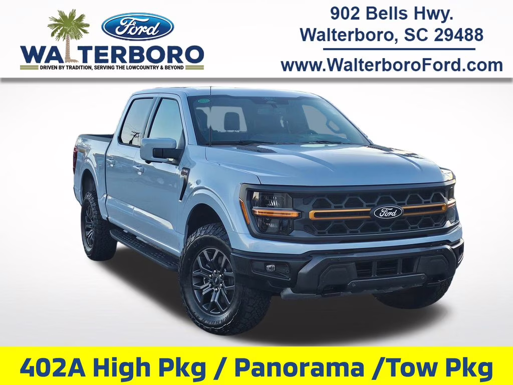 2025 Space White Metallic Ford F-150 Tremor 4X4 Truck