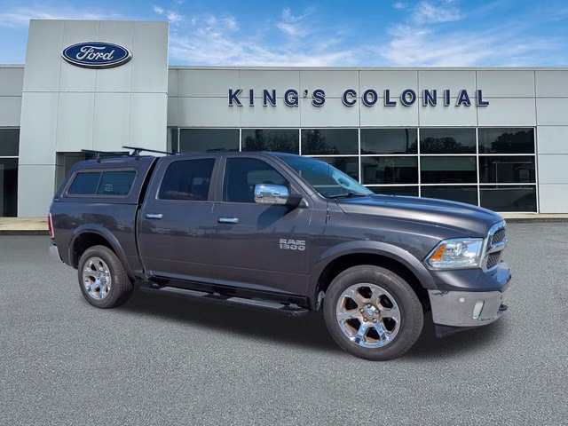 2018 Granite Crystal Metallic Clearcoat Ram 1500 Crew Cab 4x4 Laramie 3.0L Diesel w/Leaht 4X4 Truck