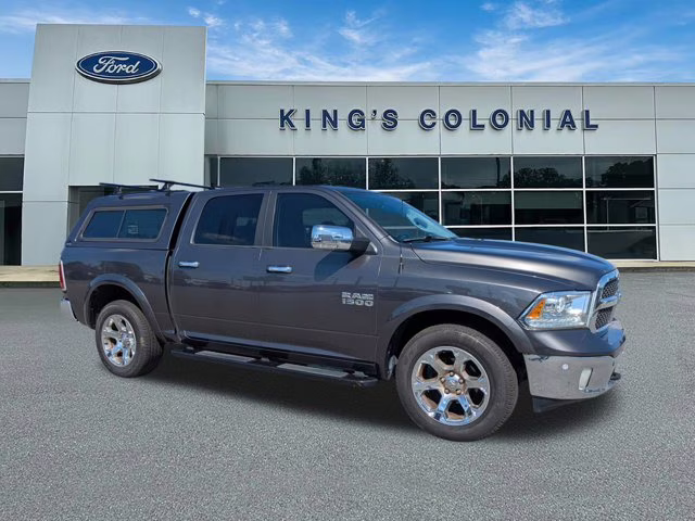 2018 Granite Crystal Metallic Clearcoat Ram 1500 Crew Cab 4x4 Laramie 3.0L Diesel w/Leahter Buckets 4X4 Truck