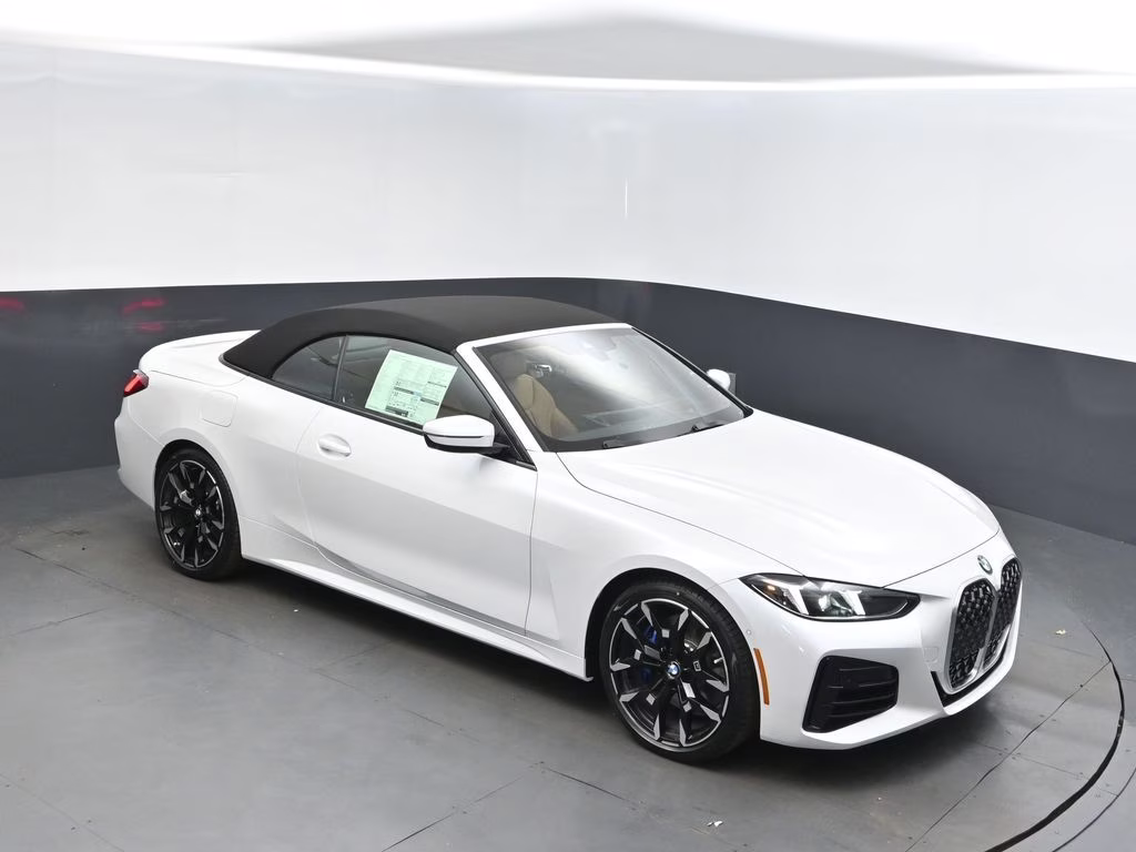 2026 Mineral White Metallic BMW 4 Series 430i RWD Convertible