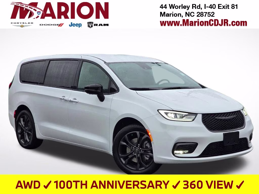 2026 Bright White Clearcoat Chrysler Pacifica Select AWD Van