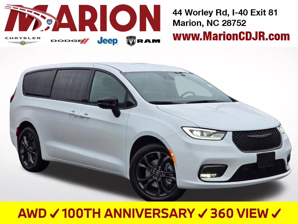 2026 Bright White Clearcoat Chrysler Pacifica Select AWD Van