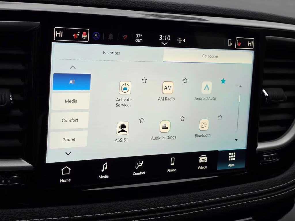 2026 Bright White Clearcoat Chrysler Pacifica Select AWD Van