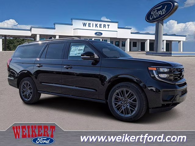 2025 Agate Black Metallic Ford Expedition Max Platinum 4X4 SUV
