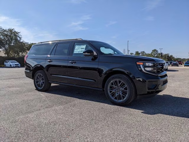 2025 Agate Black Metallic Ford Expedition Max Platinum 4X4 SUV