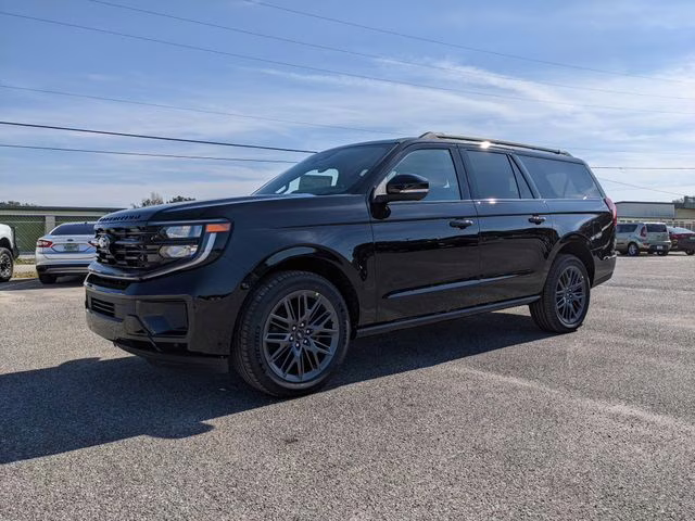 2025 Agate Black Metallic Ford Expedition Max Platinum 4X4 SUV