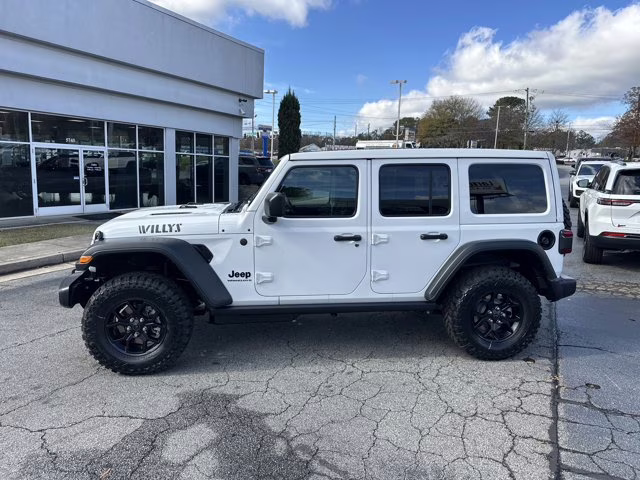 2026 Bright White Clearcoat Jeep Wrangler Willys 4X4 Convertible