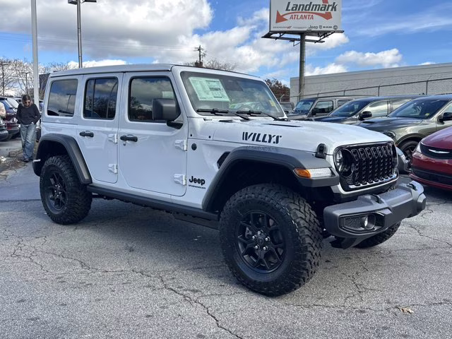 2026 Bright White Clearcoat Jeep Wrangler Willys 4X4 Convertible
