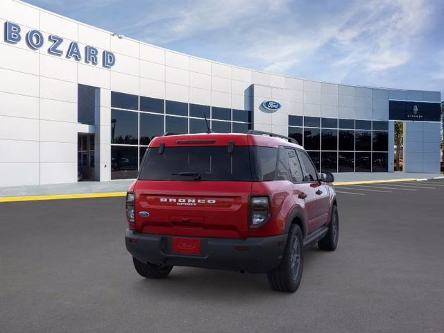 2025 Ruby Red Metallic Tinted Clearcoat Ford Bronco Sport Big Bend 4X4 SUV