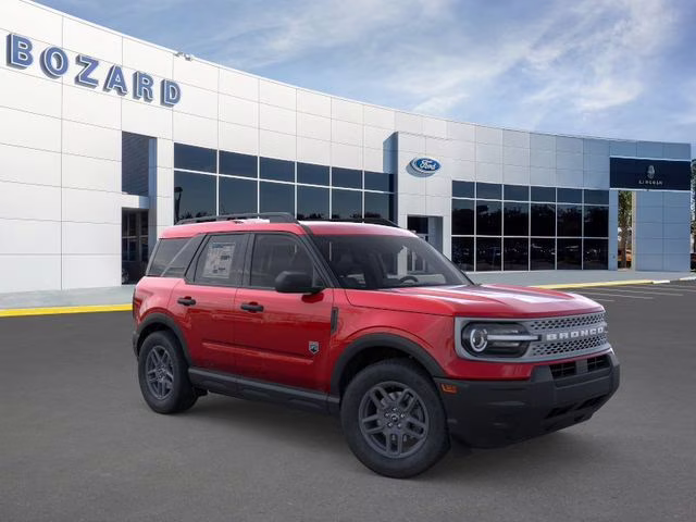 2025 Ruby Red Metallic Tinted Clearcoat Ford Bronco Sport Big Bend 4X4 SUV