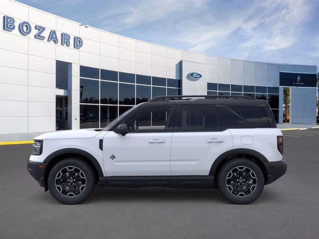 2025 Oxford White Ford Bronco Sport Outer Banks 4X4 SUV