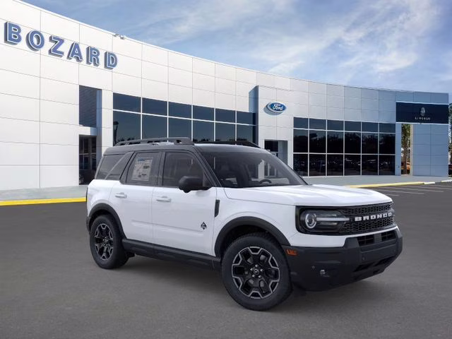 2025 Oxford White Ford Bronco Sport Outer Banks 4X4 SUV
