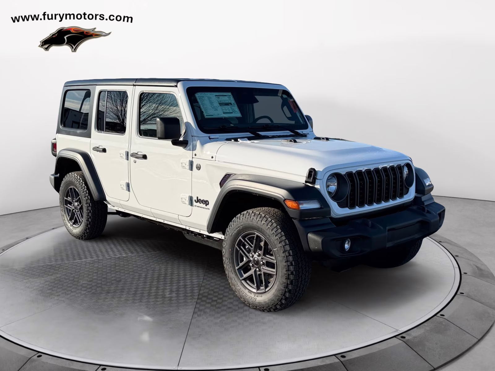 2026 Bright White Clearcoat Jeep Wrangler Sport S 4X4 SUV