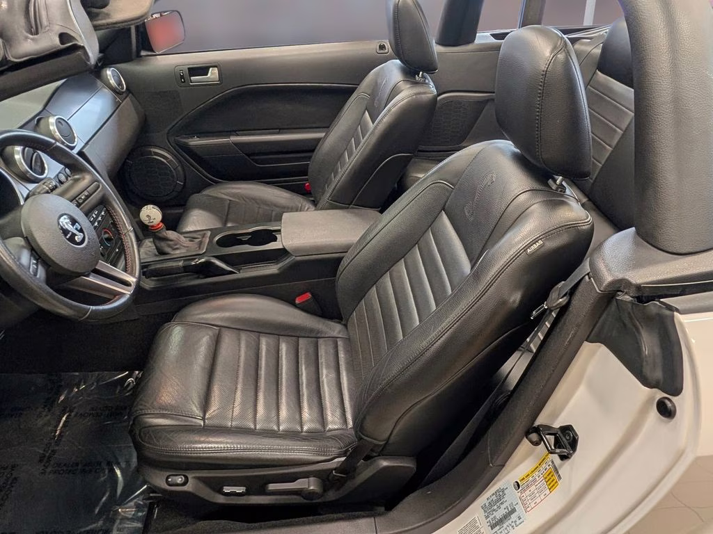 2007 White Ford Mustang Shelby GT500 RWD Convertible