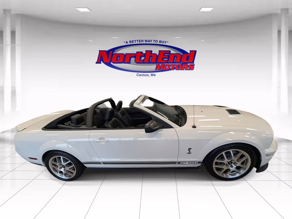 2007 White Ford Mustang Shelby GT500 RWD Convertible