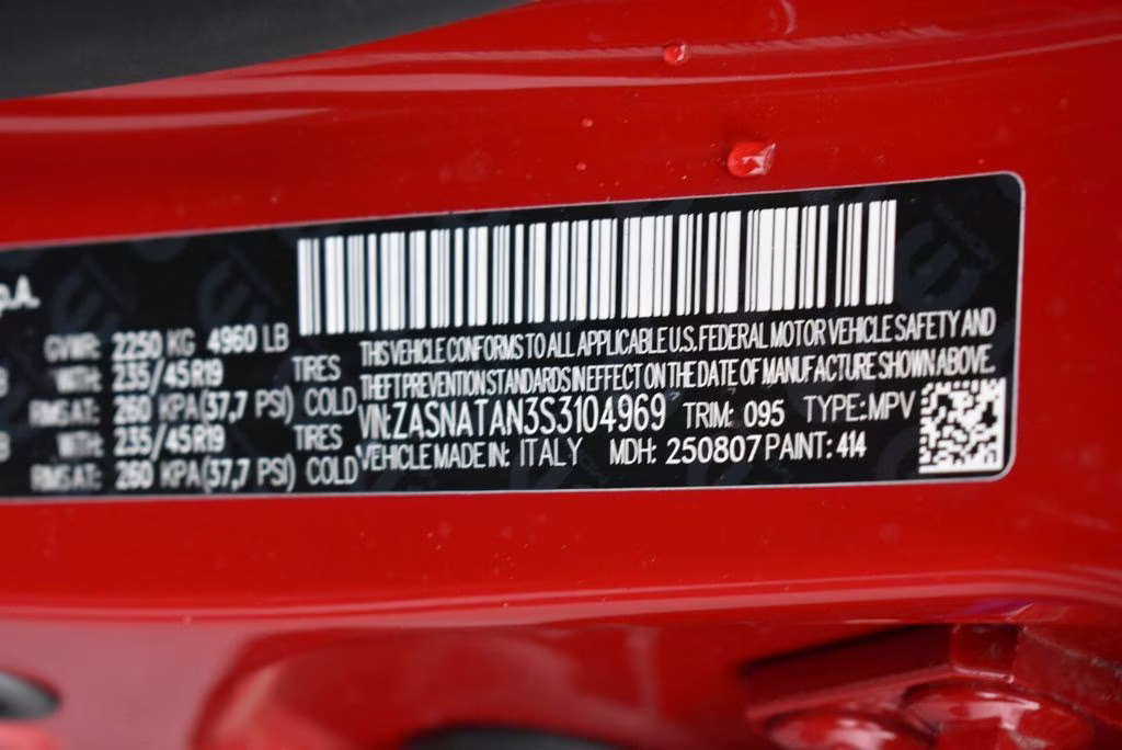 2025 Alfa Rosso Alfa Romeo Tonale Base AWD SUV