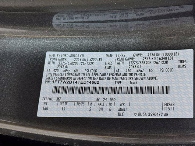 2026 Carbonized Gray Metallic Ford Super Duty F-250 SRW XL 4X4 Truck