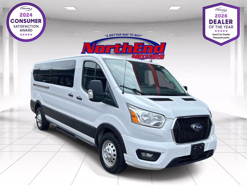 2022 Oxford White Ford Transit-350 XLT AWD Crossover