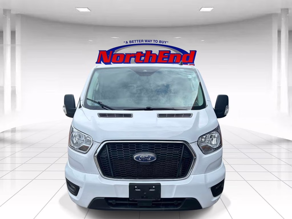 2022 Oxford White Ford Transit-350 XLT AWD Crossover