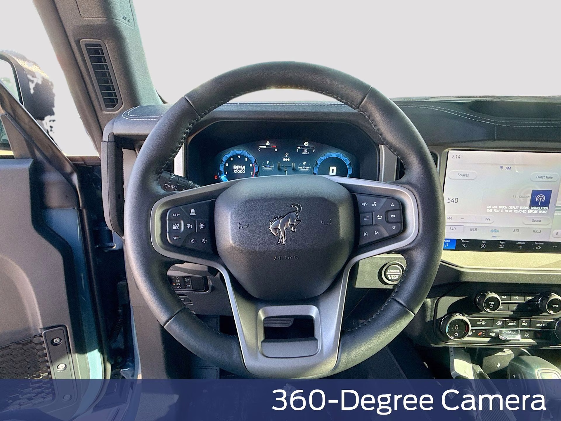 2025 Azure Gray Metallic Tri-Coat Ford Bronco Outer Banks 4X4 SUV