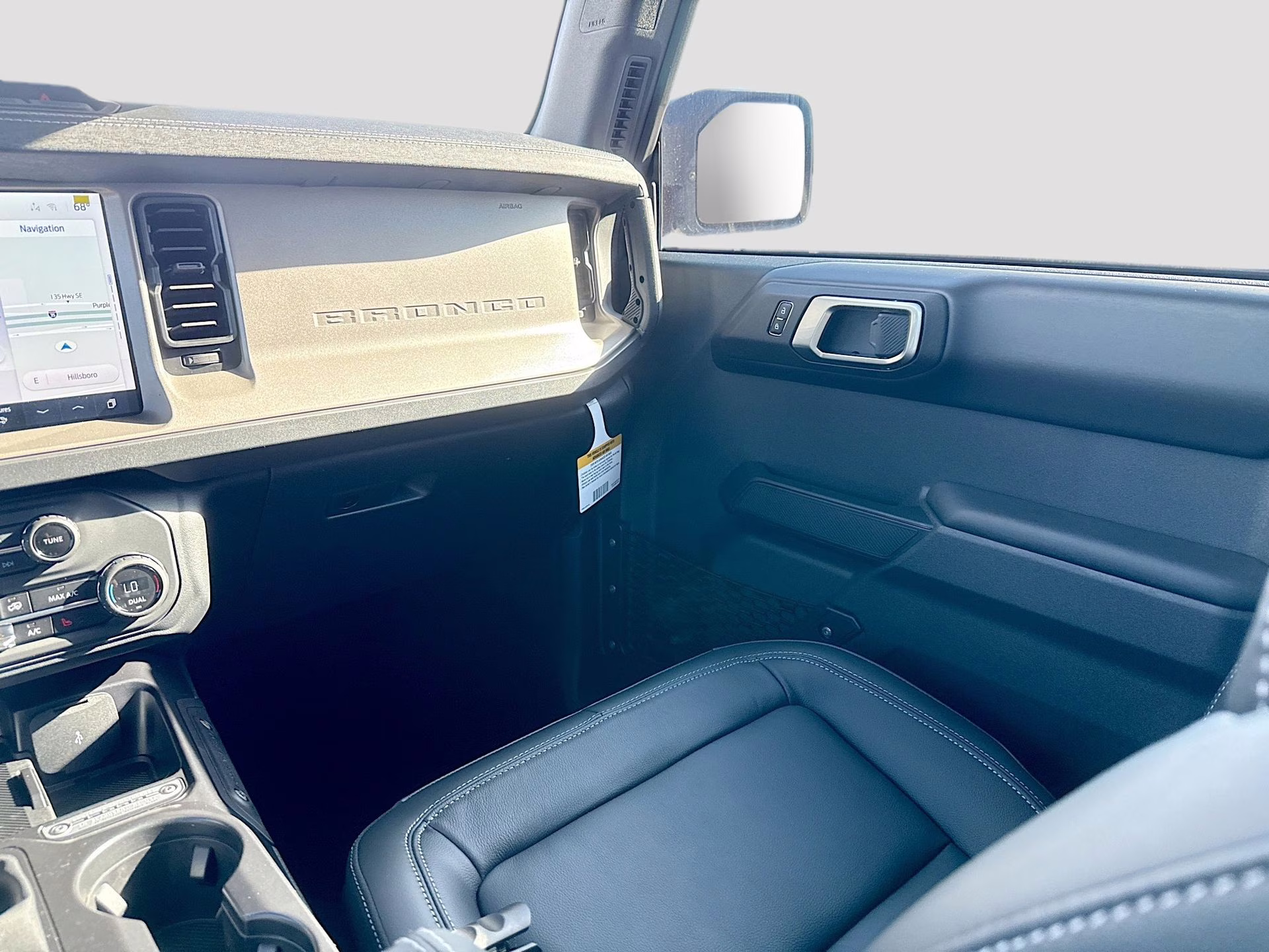 2025 Azure Gray Metallic Tri-Coat Ford Bronco Outer Banks 4X4 SUV