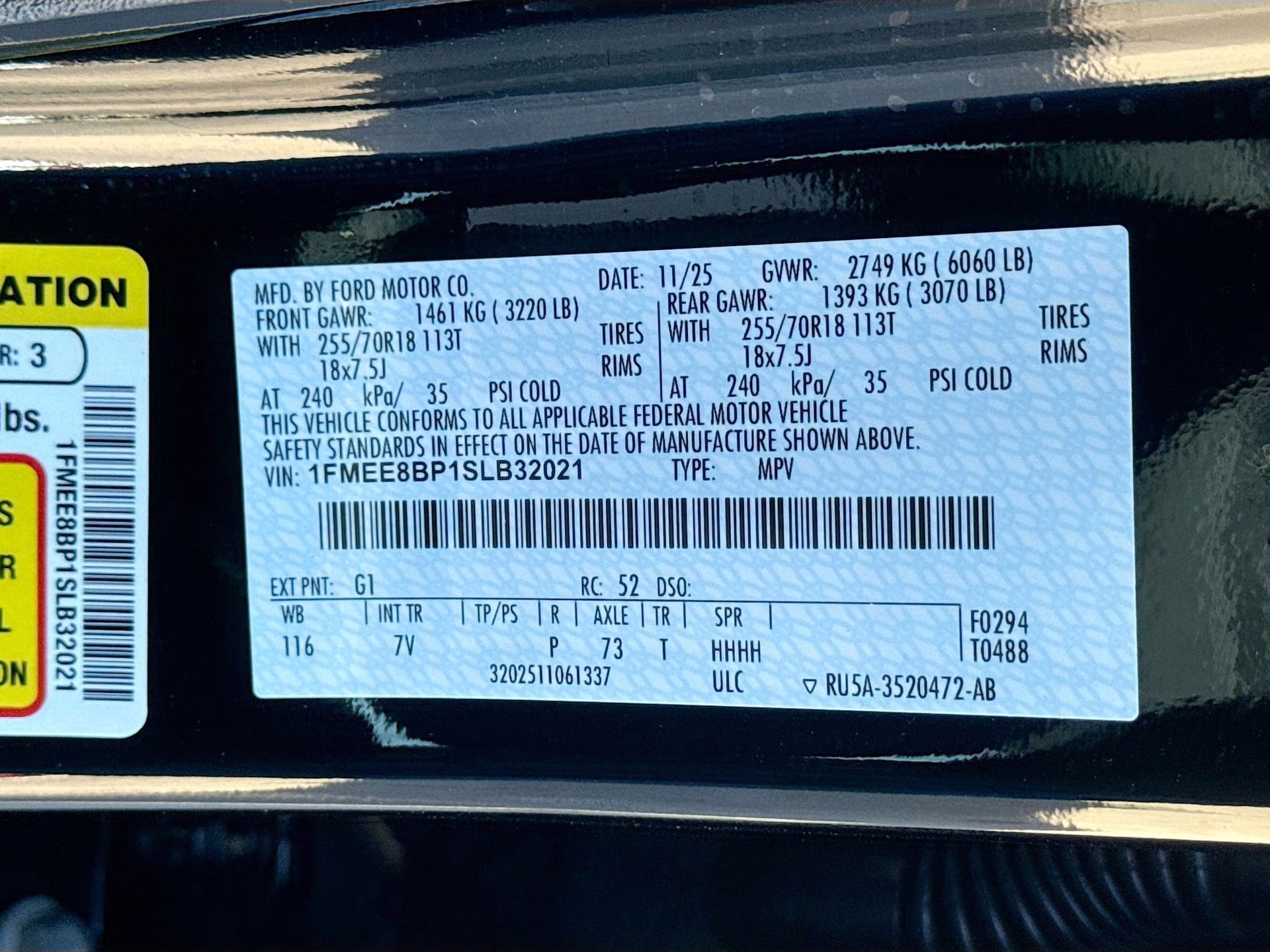 2025 Shadow Black Ford Bronco Outer Banks 4X4 SUV