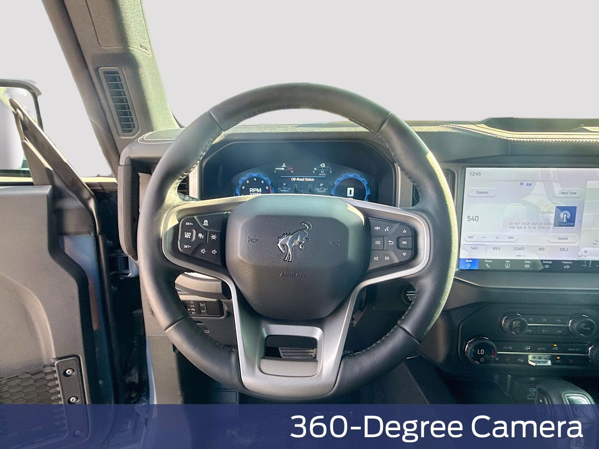 2025 Azure Gray Metallic Tri-Coat Ford Bronco Outer Banks 4X4 SUV