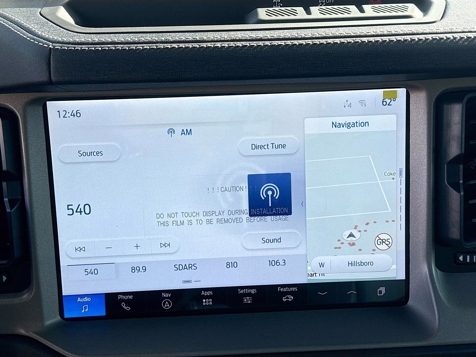 2025 Azure Gray Metallic Tri-Coat Ford Bronco Outer Banks 4X4 SUV