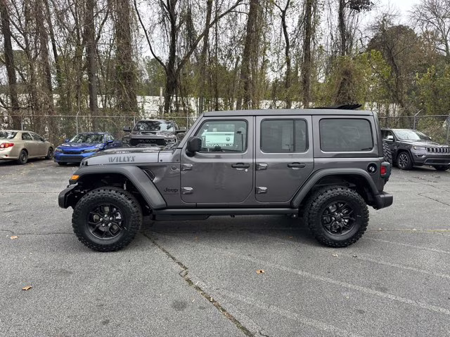 2026 Granite Crystal Metallic Clearcoat Jeep Wrangler Willys 4X4 Convertible