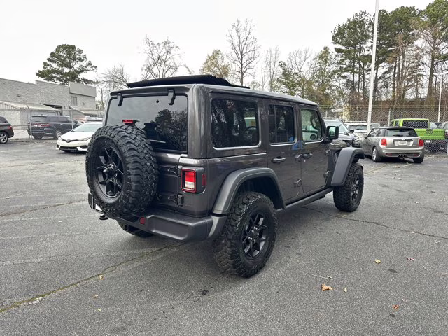 2026 Granite Crystal Metallic Clearcoat Jeep Wrangler Willys 4X4 Convertible