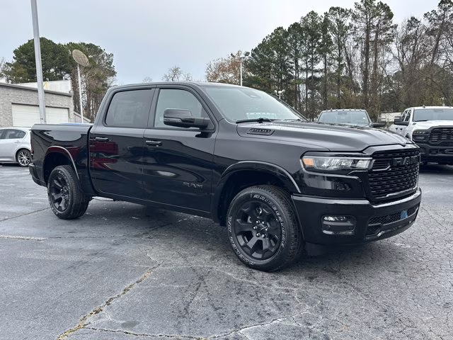 2026 Diamond Black Crystal Pearlcoat Ram 1500 Big Horn 4X4 Truck