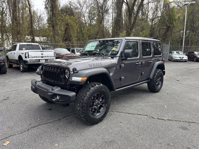 2026 Granite Crystal Metallic Clearcoat Jeep Wrangler Willys 4X4 Convertible