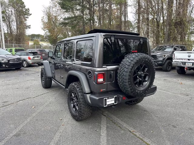 2026 Granite Crystal Metallic Clearcoat Jeep Wrangler Willys 4X4 Convertible