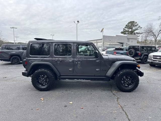 2026 Granite Crystal Metallic Clearcoat Jeep Wrangler Willys 4X4 Convertible